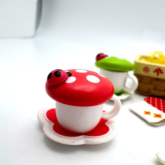 Re-Ment Mushroom Shop Set 10 Complete No Box - Picture 4 of 4